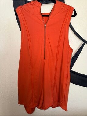 Amazon Fashion Hooded Zip Up Romper - Size L - NWOT